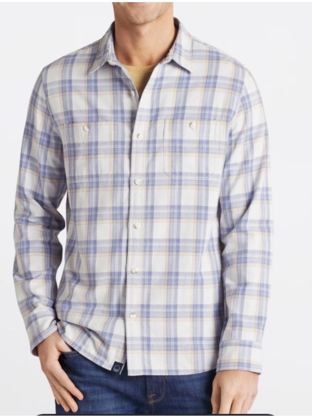 Even Tide Denali slim men’s shirt - S